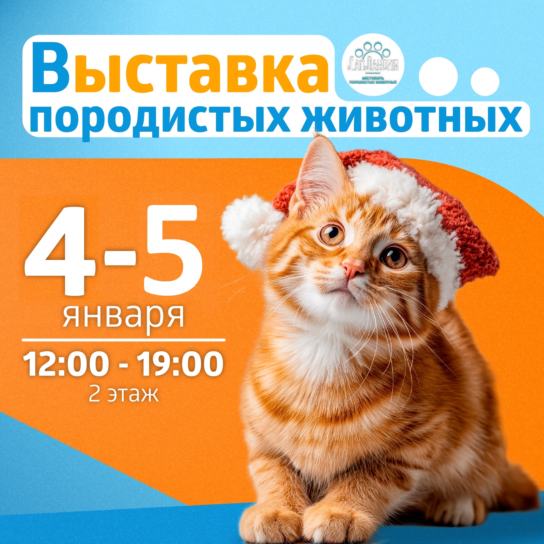 Познакомьтесь с милыми животными в эти каникулы на фестивале «ЛапЛандия» в ТРК «Питерлэнд»!