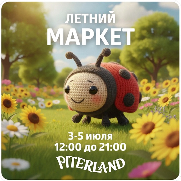 Летний маркет в ТРК «Питерлэнд»!